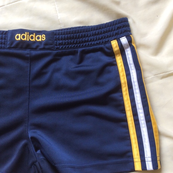 GIFTED 🎁Adidas Navy Blue & Golden White Stripe - Picture 4 of 11